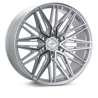 HF6-5 22x9.5 / 6x135 / ET20 / Deep Face / 87.1 - Silver Polished Wheel