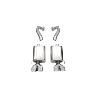 Corsa 06-13 Chevy Corvette C6 Z06 7.0L / 09-13 ZR1 6.2L Polished Axle-Back Exhaust w/4.5in Twin Tips