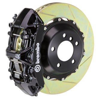 02-05 996 GT2 Front GT BBK 6 Piston Cast 380x32 2pc Rotor Slotted Type1 -Black