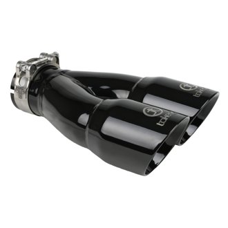Takeda 304 Stainless Steel Clamp-on Exhaust Tip Black