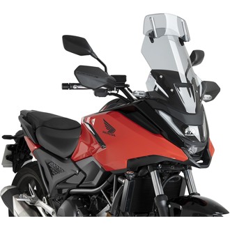 Touring Windshield With Visor Smoke