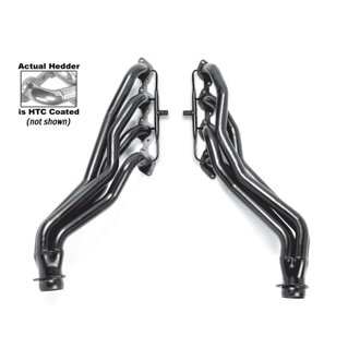 SILVER E.O. HEADERS For 88-95 GM 2WD 2500-3500 TRUCKS; 7.4L With A.I.R.