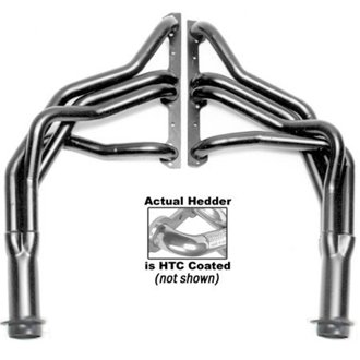 SILVER E.O. HEADERS For 71-91 GM 283-400 CLASS C VANS Without A.I.R.