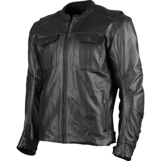 Band Of Brothers Leather Jacket Black - Small