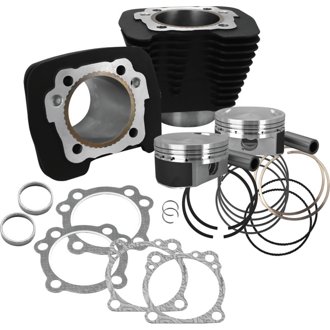 86-21 Sportster Models 1250cc Conversion Kit - Wrinkle Black