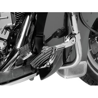 Tour-Tech Cruise 6in Mount Arm With ISO Wing Pegs 1-1/4in Clamp Chrome