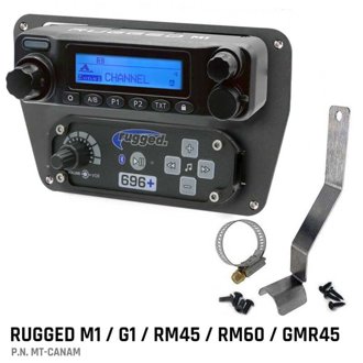 Can-Am Commander Intercom and Radio Mount Rugged M1/G1/RM45/RM60/GMR45