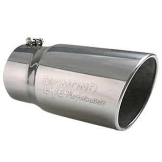 Diamond Eye Downpipe 4in SS: 89-93 5.9L DODGE MACHINED EF