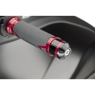 Short Bar End Weights With Rim Black