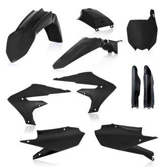 18-23 Yamaha YZ250F/YZ250FX/YZ450F/YZ450FX (Includes Tank Cover) Full Plastic Kit - Black