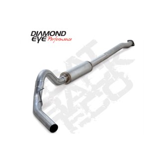 Diamond Eye KIT 4in Catback Single AL 16-18 Ford F-150 Eco-Boost / V8