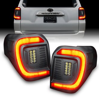 Black Series Flush Style (Lensless) LED Tail Lights for 2014-2024 Toyota 4Runner