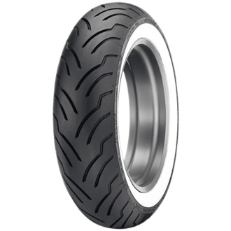American Elite Bias Rear Tire - 180/65B16 M/C 81H TL - Wide Whitewall