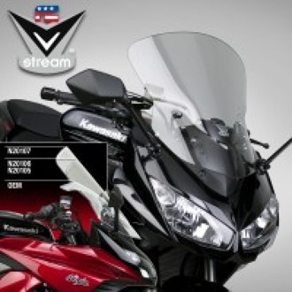 11-16 Kawasaki Z1000SX Ninja 1000 V Stream/ Wave Low Windshield-Clear Light-Tint