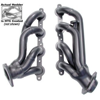 SILVER E.O. HEADERS For 1999-03 GM 2WD/4WD TRUCKS/SUVs; 4.8-6.0L LS No A.I.R.