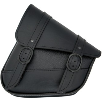 HD Softails,Yam Rd Stars,Kaw Vulcan 900,Suz C50 Black Jack Swingarm Bag - Black
