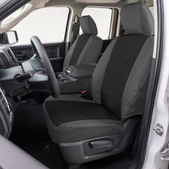 2025 Chevy Equinox Endura PrecisionFit Custom 1st Row Seat Cover - Black/Charcoal