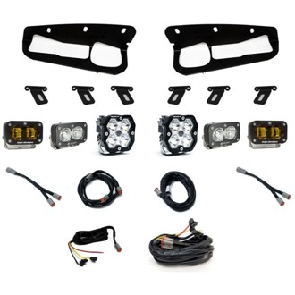21-25 Ford Bronco Squadron 2.0 Sport (Spot) & S2 Sprt D/C Clr /S2 SAE Ambr ST Bmpr w/UP