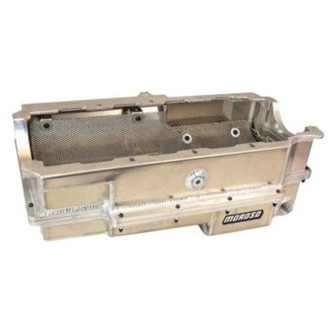 Donovan 500 & 700 BBC 2-Piece -16AN Ext Wet Sump Aluminum Oil Pan w/Double Power Kick Out
