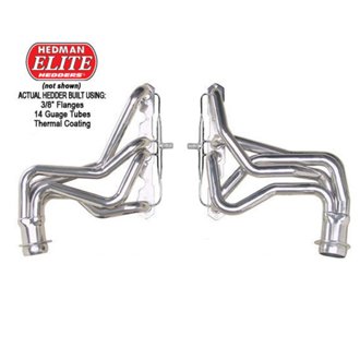 HD Silver Long-Tube EO Headers For '78-87 G-Body 283-400 w/A.I.R.