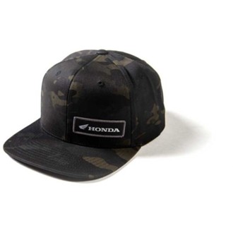 Honda Camo Snapback Hat / Black