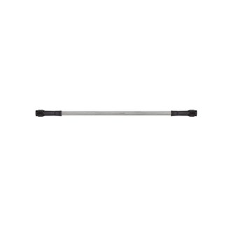68in Universal Brake Line Assembly w/Black Zinc Fittings & Clear Hose