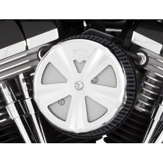Chrome Skullcap Crown Intake Cover