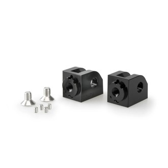 Adaptor Adjustable Rider Footpeg Black