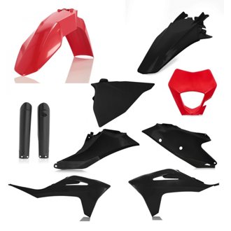 21-23 GasGas EC250/300/250F/350F Full Plastic Kit - Red/Black