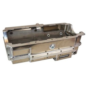 Brodix 5.00in Bore Space BBC 2 Piece -16AN External Wet Sump Aluminum Oil Pan