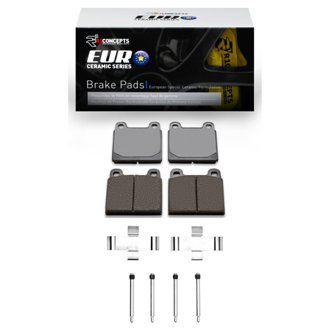 R1 Euro Ceramic Pads and Hardware Kit