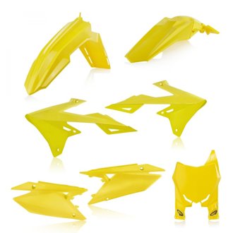 19+ Suzuki RMZ-250 5-pc Replica Body Kit - Yellow
