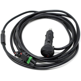 10ft. Wire Harness w/12v Cigarette Plug - 2 Light Max 85 Watts