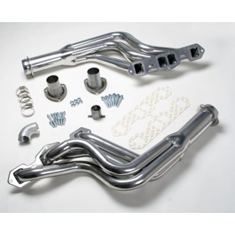 Silver Long-Tube EO Headers for 68-77 Oldsmobile 442, Cutlass, F85 with Olds 350
