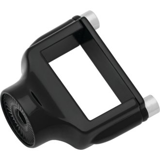 Side Mount License Plate Holder Clamp 86-22 XL Models Gloss Black