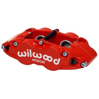Wilwood Caliper-Narrow Superlite 4R - Red 1.12/1.12in Pistons 1.10in Disc