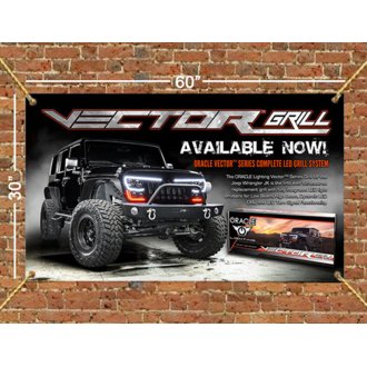 Oracle VECTOR Grille 60in x 30in Banner