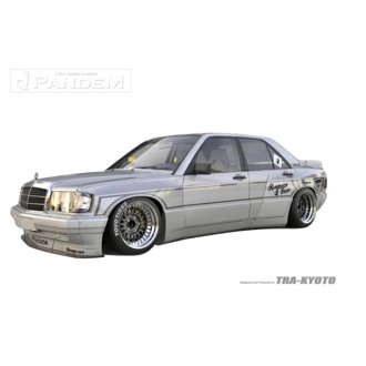 Pandem Mercedes 190E Rocket Bunny Full Wide-Body Aero Kit