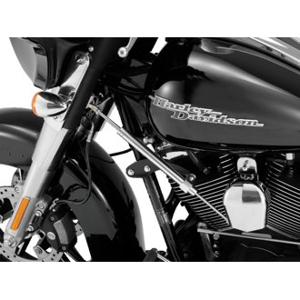 14-16 FLH FLT Satin Steering Damper Kit