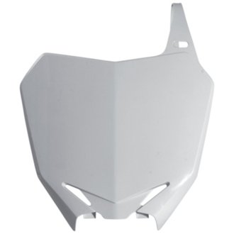 08-18 Suzuki RMZ250/ RMZ450 Front Number Plate - White