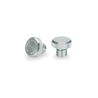 Mirror Hole Screw Plug Silver