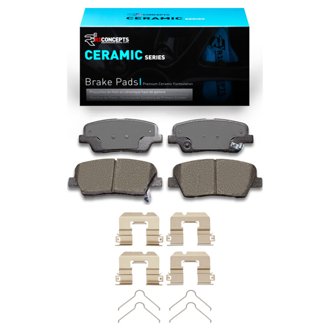 R1 Ceramic Pads and Hardware Kit