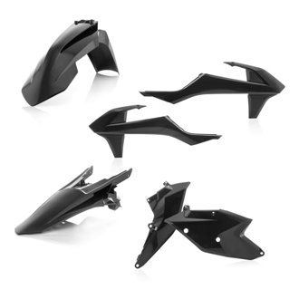 16-18 KTM 125-450 SX/ SX-F/ XC-F /XC Plastic Kit - Black