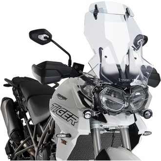 Multi-Adjustable Visor Fixed With Screws Clear