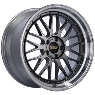 LM 18x10 - 5x114.3 ET20 - PFS - Diamond Black w/Diamond Cut Machined Lip