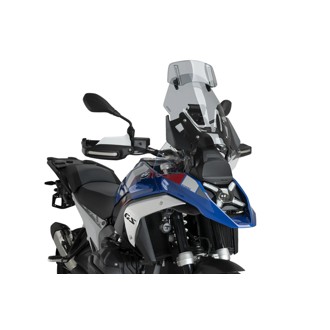 Touring Windshield With Visor Smoke