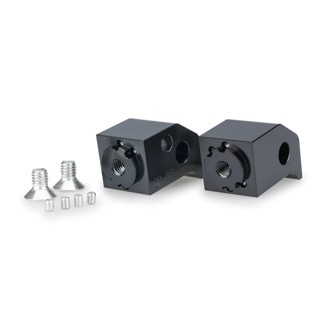 Adaptor Adjustable Passenger Footpeg Black
