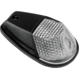 Marker Light Universal Flush Mount Clear/Black