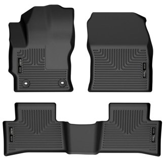 2022 Toyota Corolla Cross FWD Weatherbeater Black Front & 2nd Seat Floor Liners