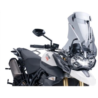 Touring Windshield With Visor Smoke